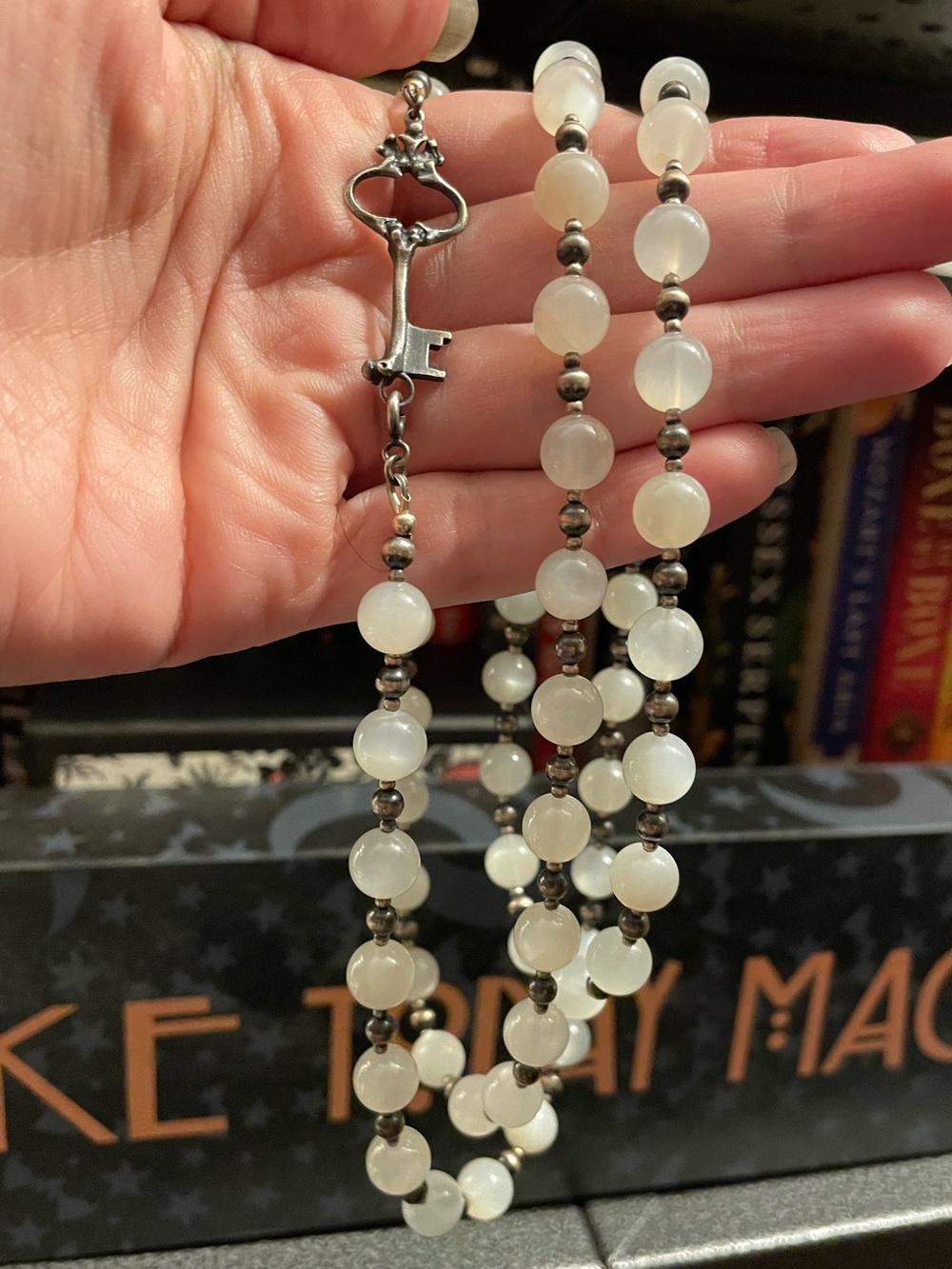 Blood Milk Jewels ‘In Pursuit of Ghosts Chapter II” White Moonstone Strand
